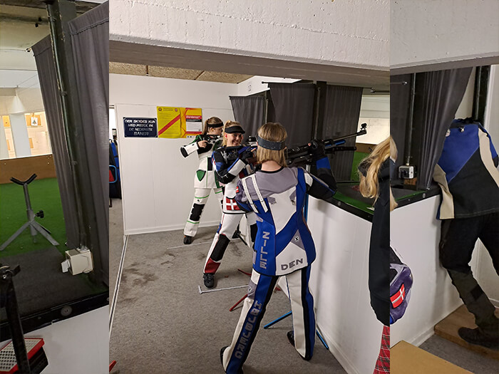 Skytter på række skyder